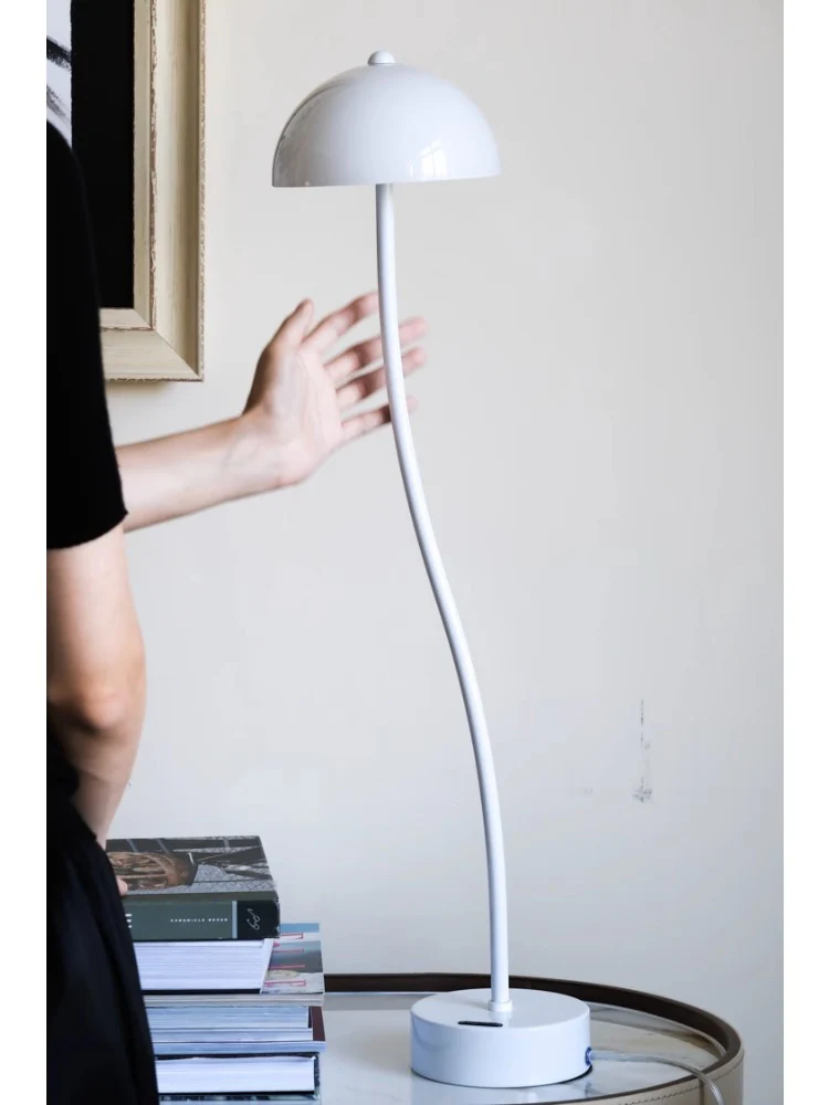 LA031 (Table Lamp) - Ivory White Bean Sprout Lamp Denmark Floor Lamp Warm Light Table Lamp Adjustable Study Standing Lamp