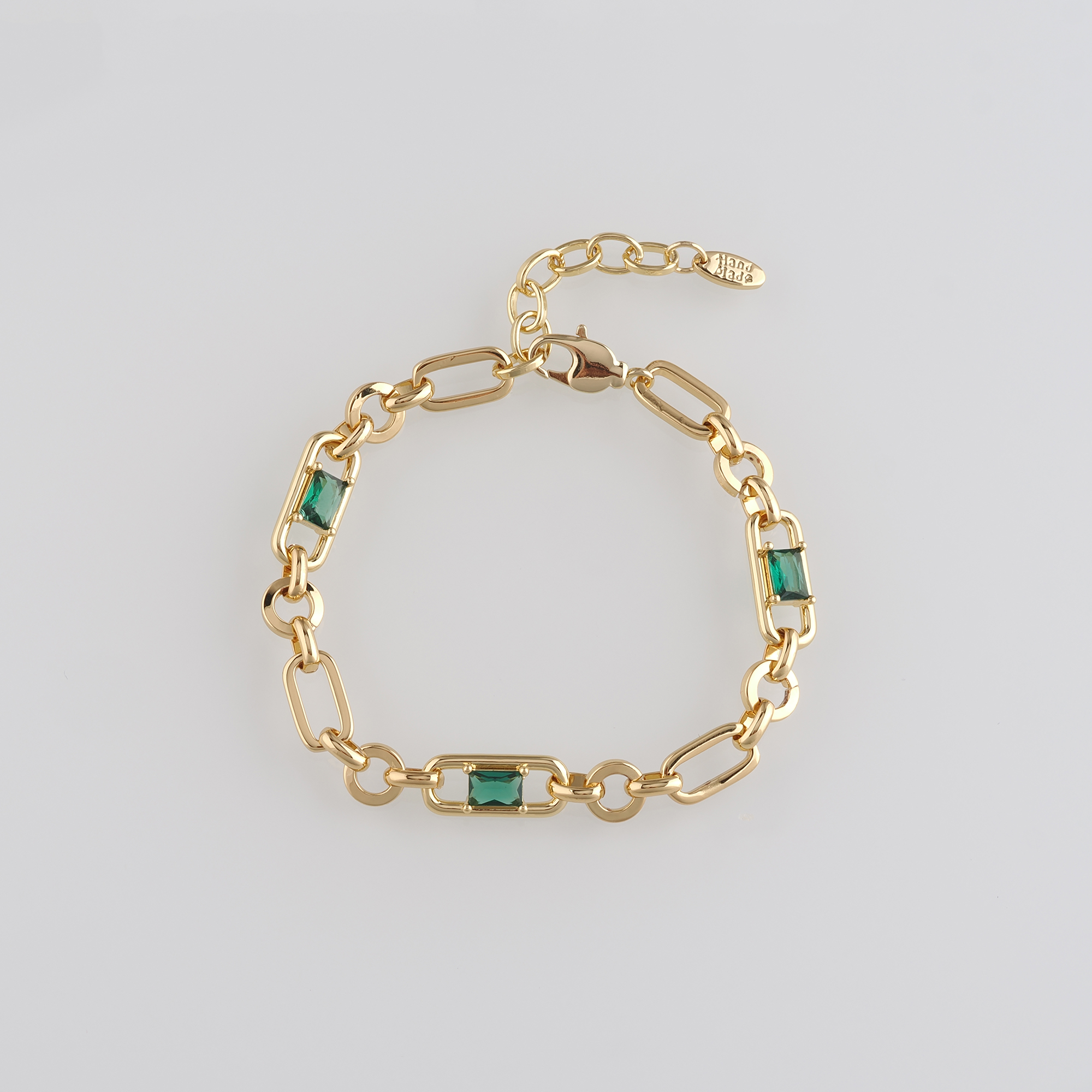 18K Gold Filled Round Link Chain Bracelet,Cable Chain,Gold Chain Bracelet,Ladies Bracelet,Gift For Her
