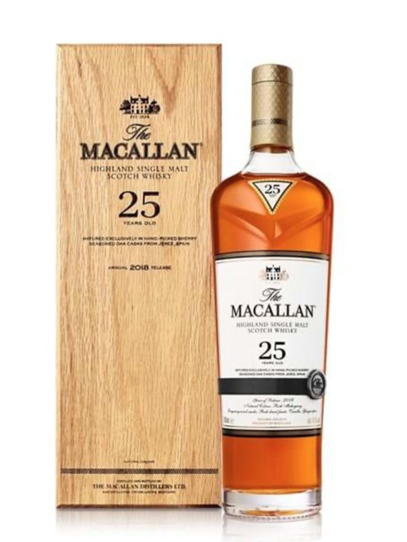 The Macallan 25 Year Old Scotch Whisky 750ml