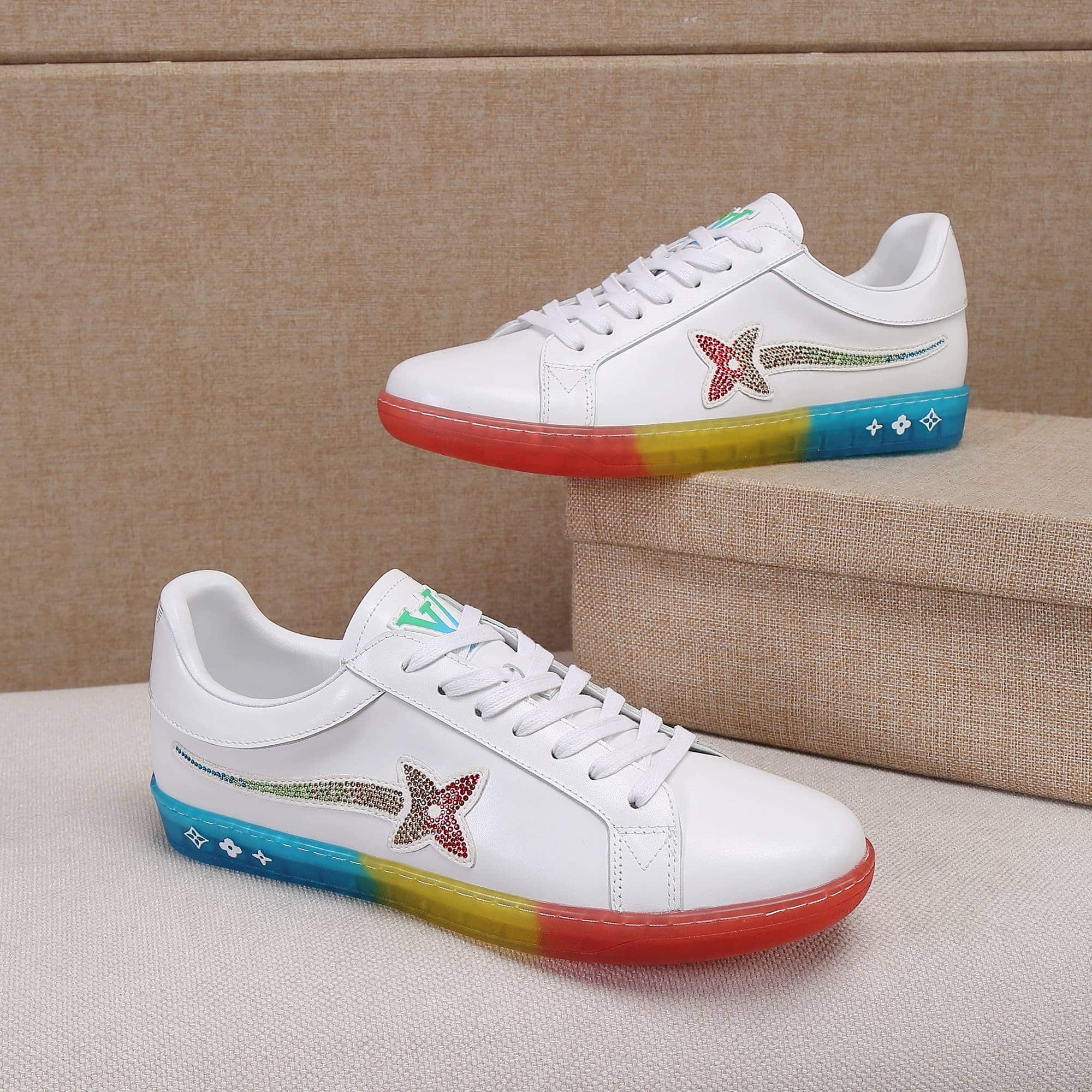 Louis Vuitton Luxembourg Samothrace Sneaker White 1A9G05