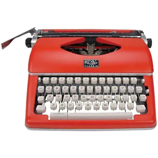 Royal Classic Manual Typewriter — Vintage-Style Mechanical Writing Machine with Full Keyboard Layout