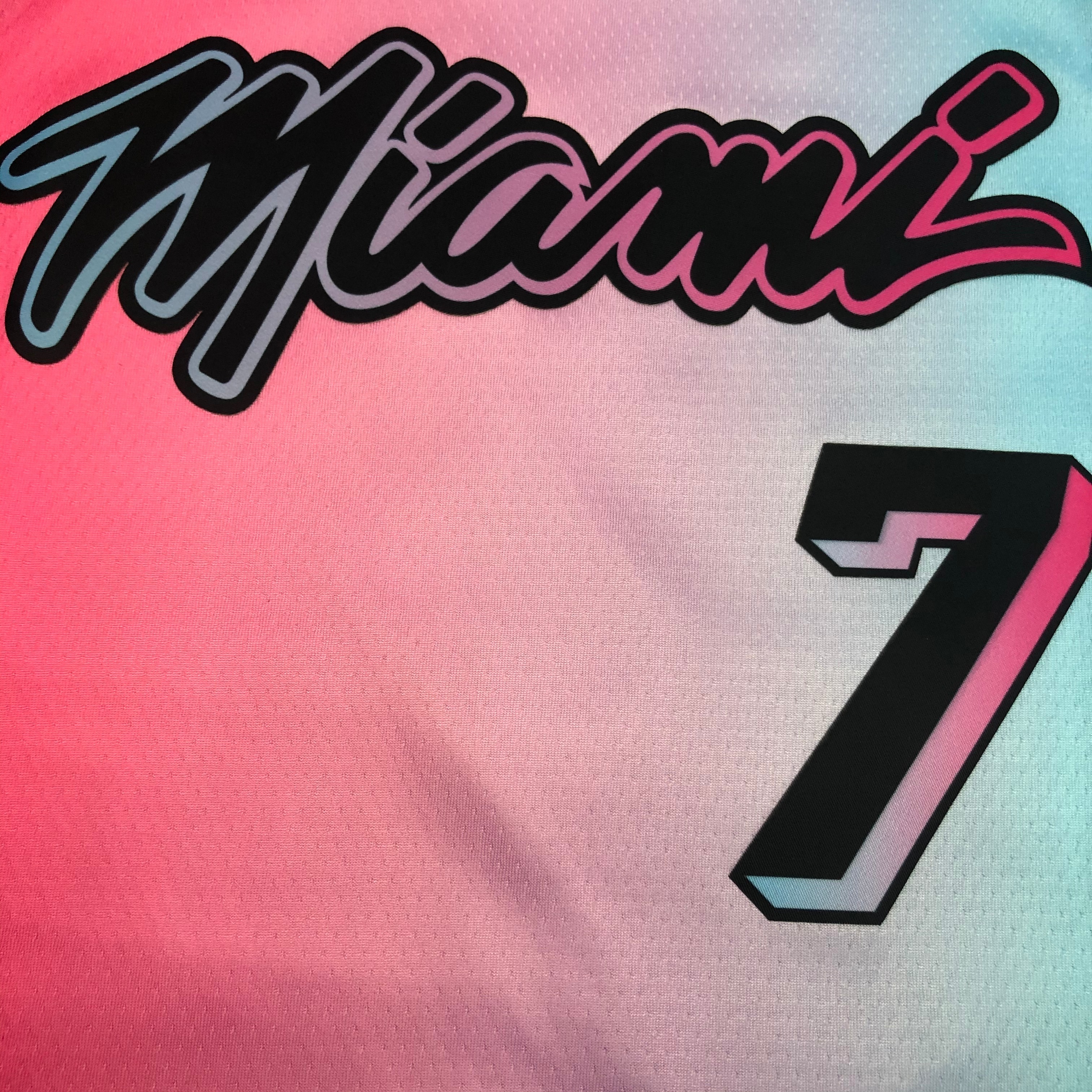 21 Season Miami Heat City Edition  No.7