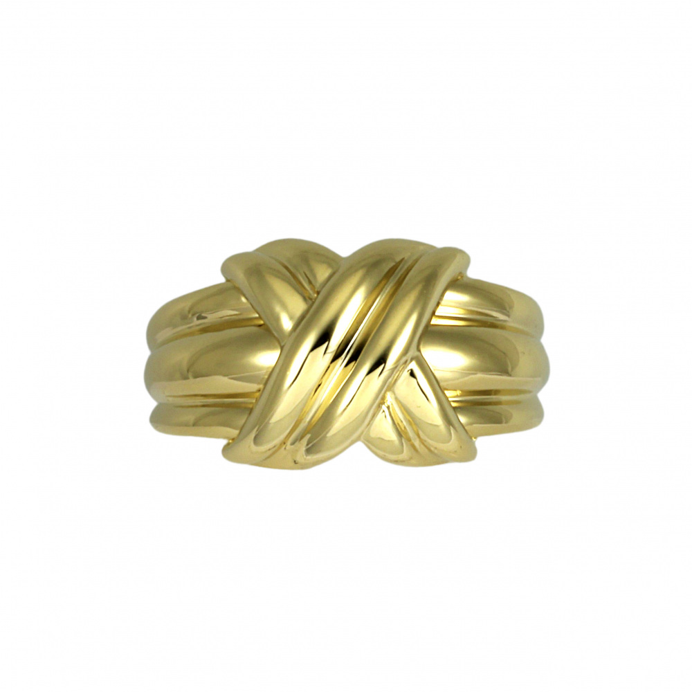Tiffany & Co. Tiffany Signature K18YG Yellow Gold Ring