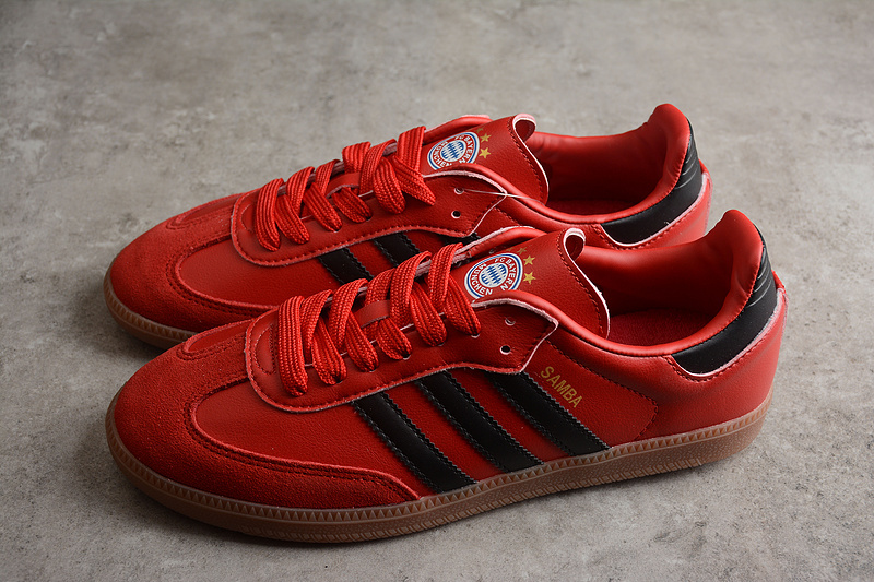 Fc Bayern Munich X Adidas Samba Team Shoes Team Power Red 2/Core Black/Gum HQ7031