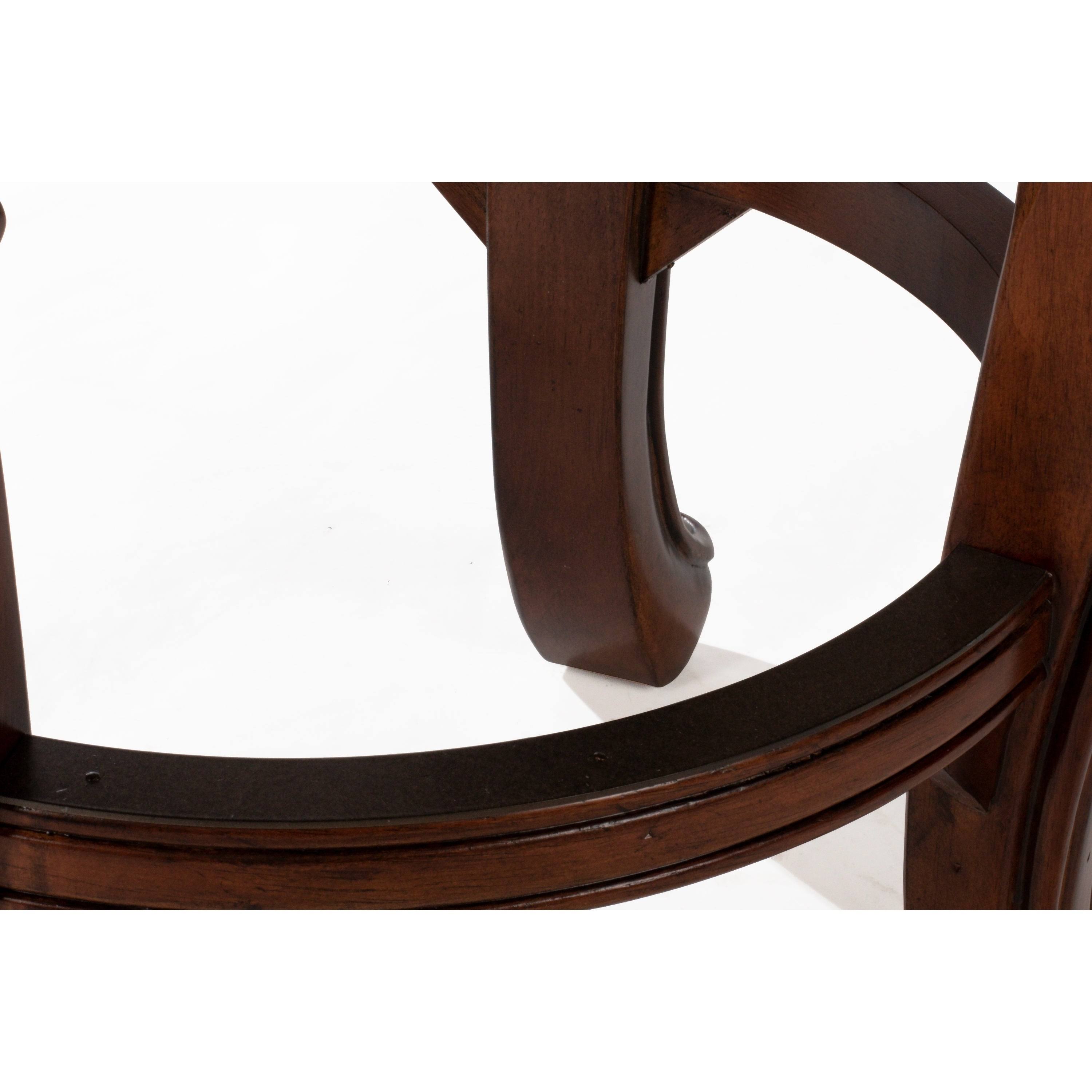 Hillsdale Furniture Burrell Swivel Counter Height Stool, Brown Cherry