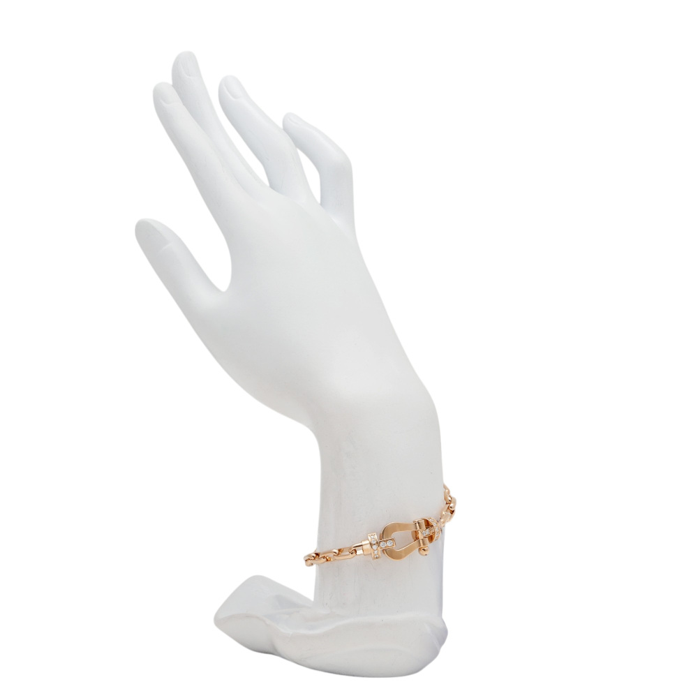 FRED Force 10 Lm Bracelet 18K Rose Gold Diamond 0B0030-6B0352