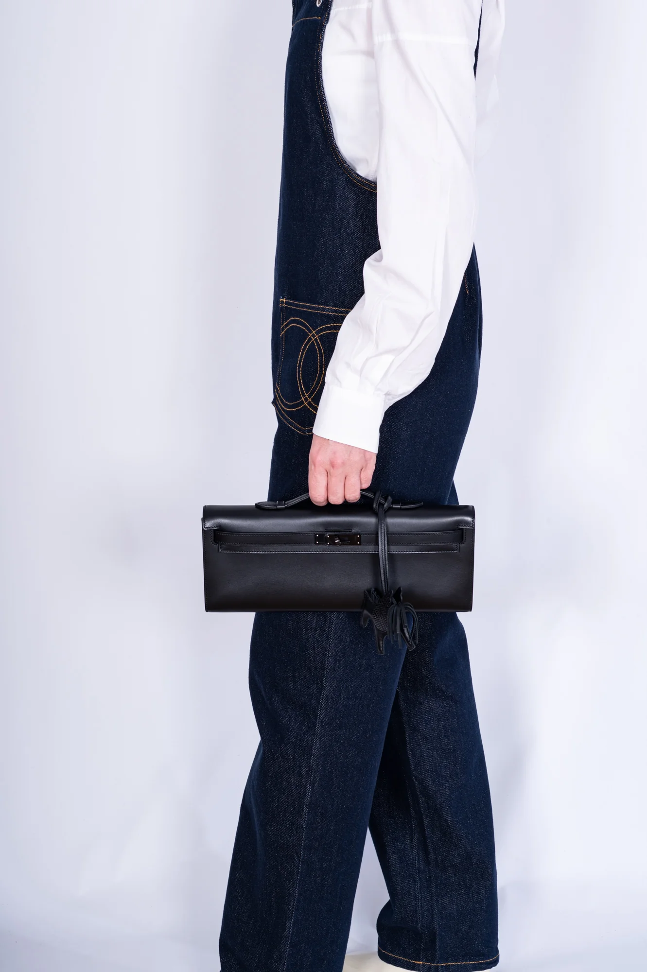 Hermès Kelly Cut So Black Noir Box PVD Hardware