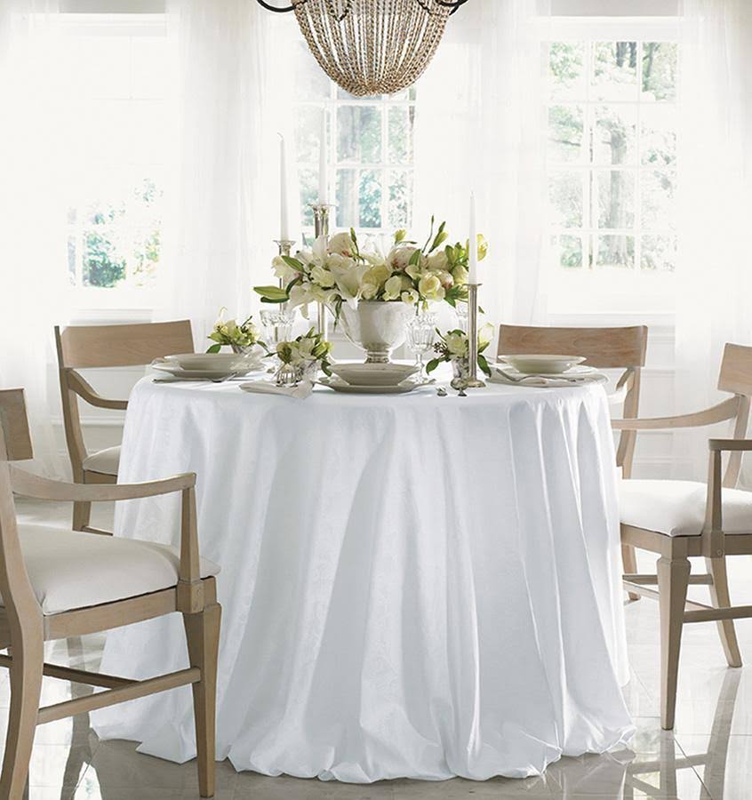 Sferra Acanthus Table Linens - Grey