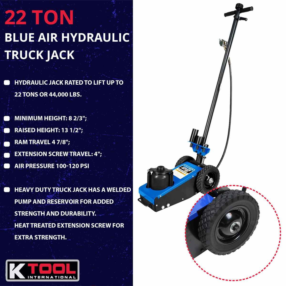 22 Ton Air Hydraulic Truck Jack