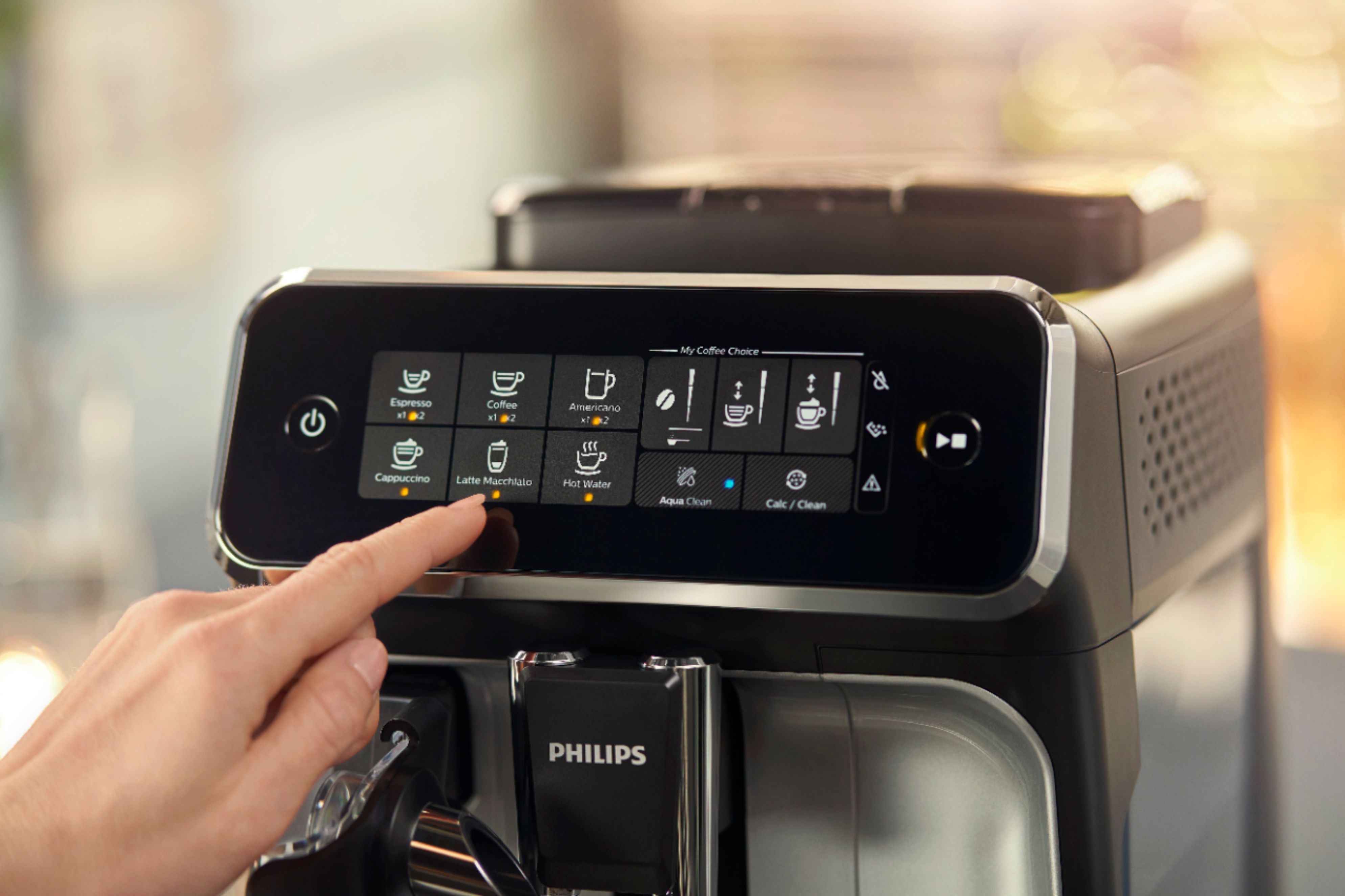 Philips 3200 Series Fully Automatic Espresso Machine w/ LatteGo, Black - Black