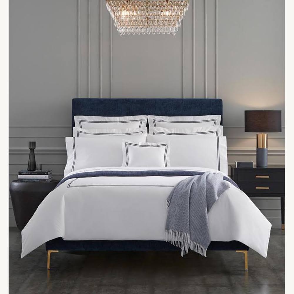 Sferra Grande Hotel Euro Sham - White/White