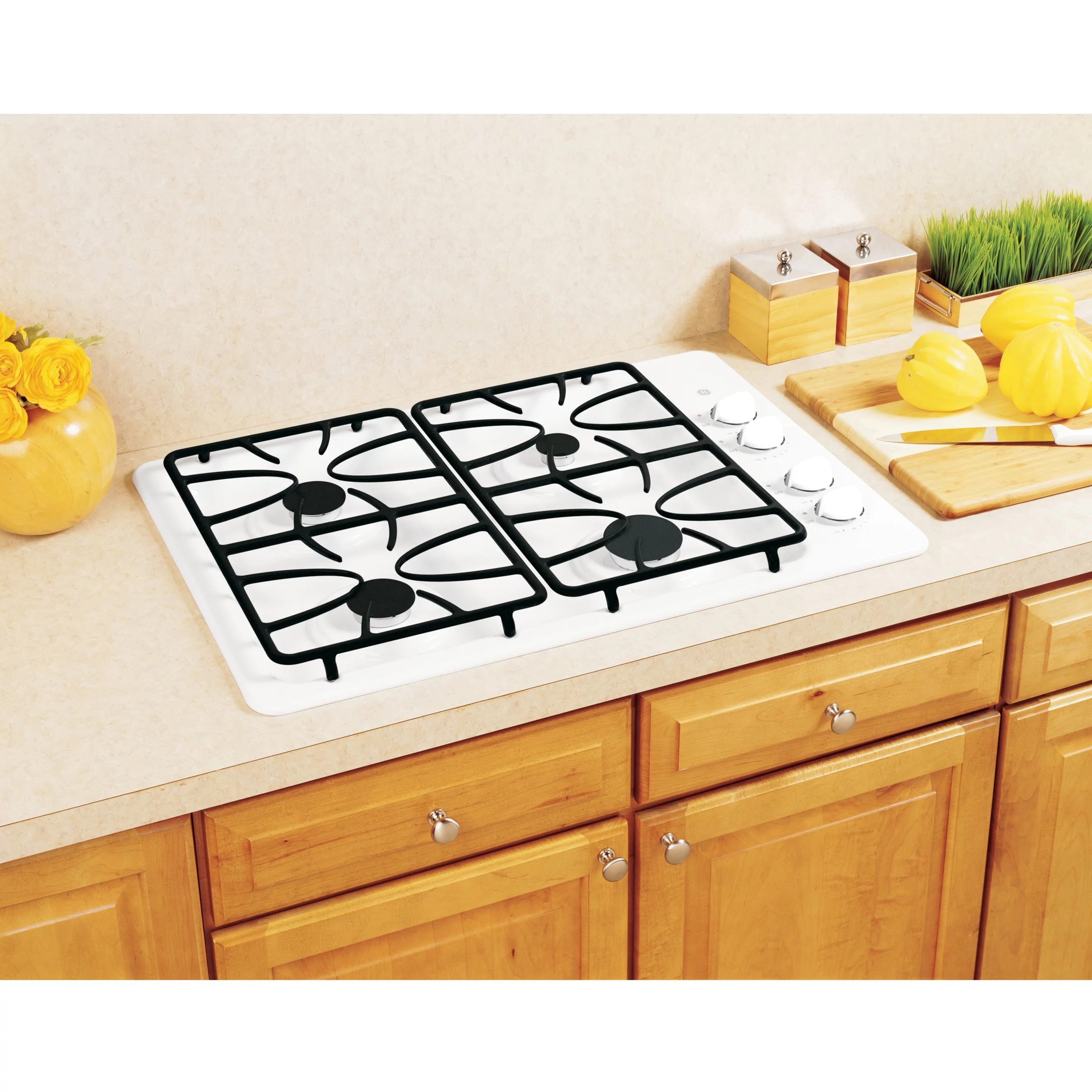 GE JGP329DETWW Gas Cooktop