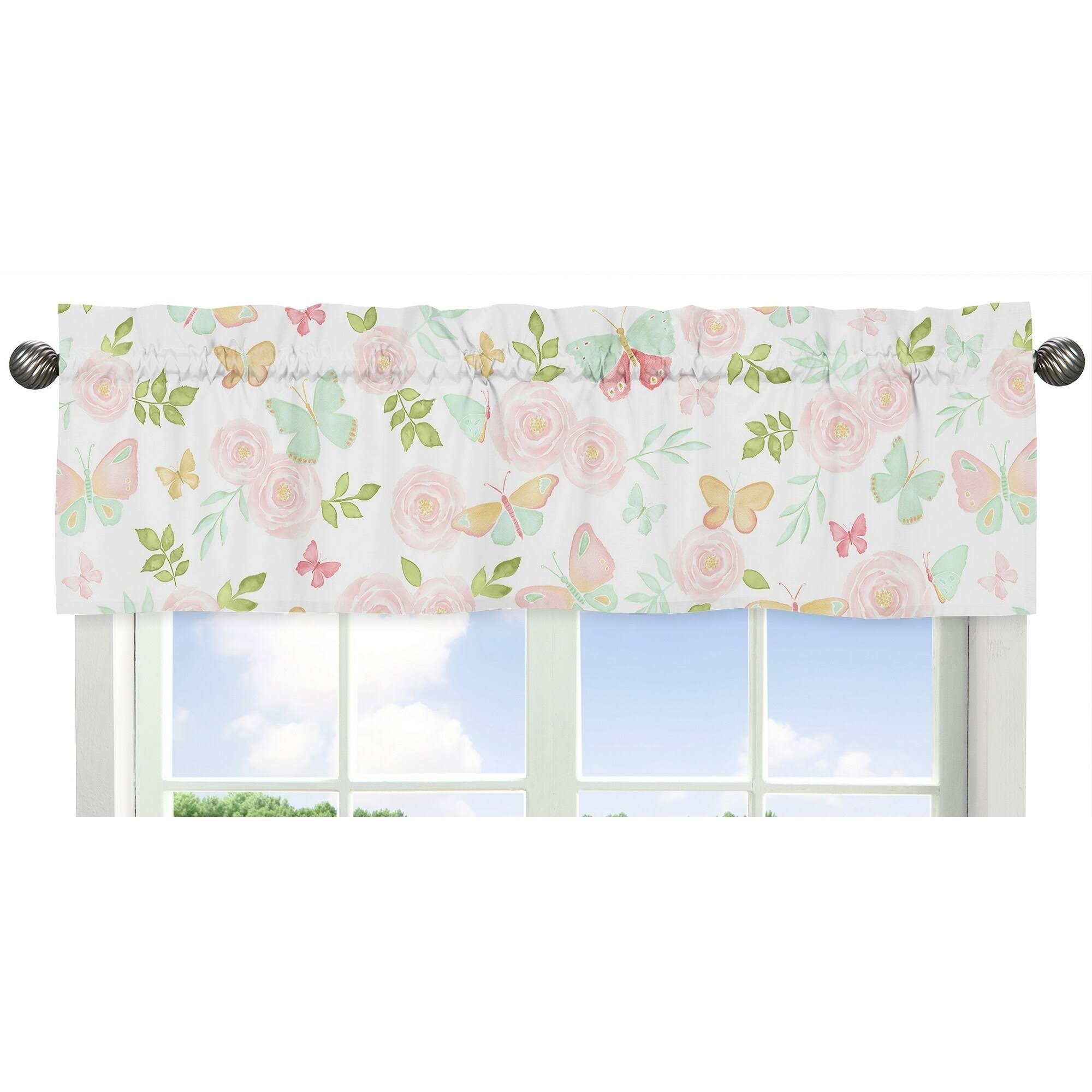 Sweet Jojo Designs Blush Pink, Mint and White Shabby Chic Butterfly Floral Collection Girl 11-Piece Crib Bedding Set
