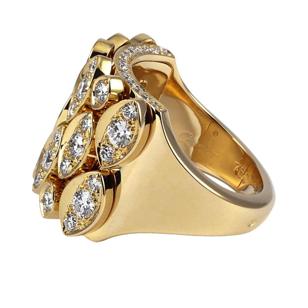 Cartier Diadea Ring 18K Yellow Gold Diamond N4128700