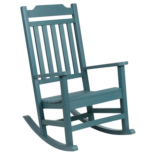 2 Pack AllWeather Faux Wood Rocking Chair