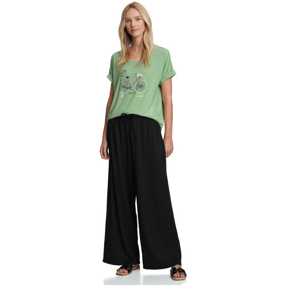 Gina Benotti Damen Hose mit strukturiertem Material
