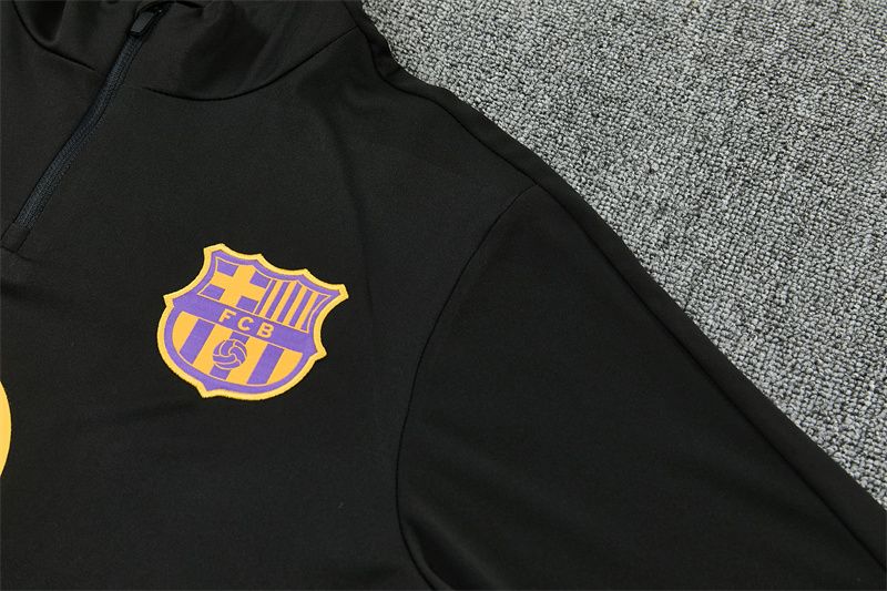 Adult/ Kids 2627 Barcelona half zipper Training Suit 4