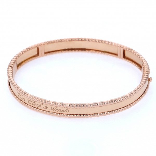 Van Cleef & Arpels Perle Senior Tulle Bracelet 18K Rose Gold