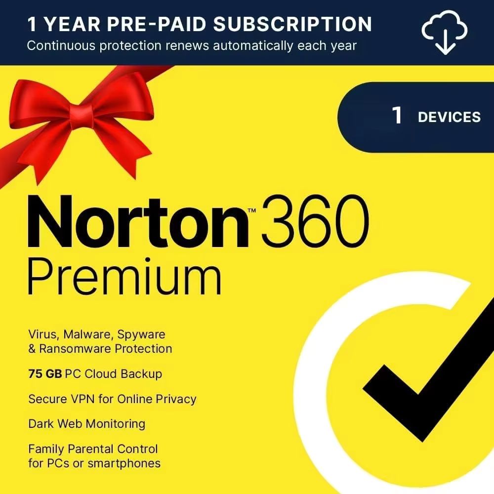 Norton 360 Premium 1 Year 1Device