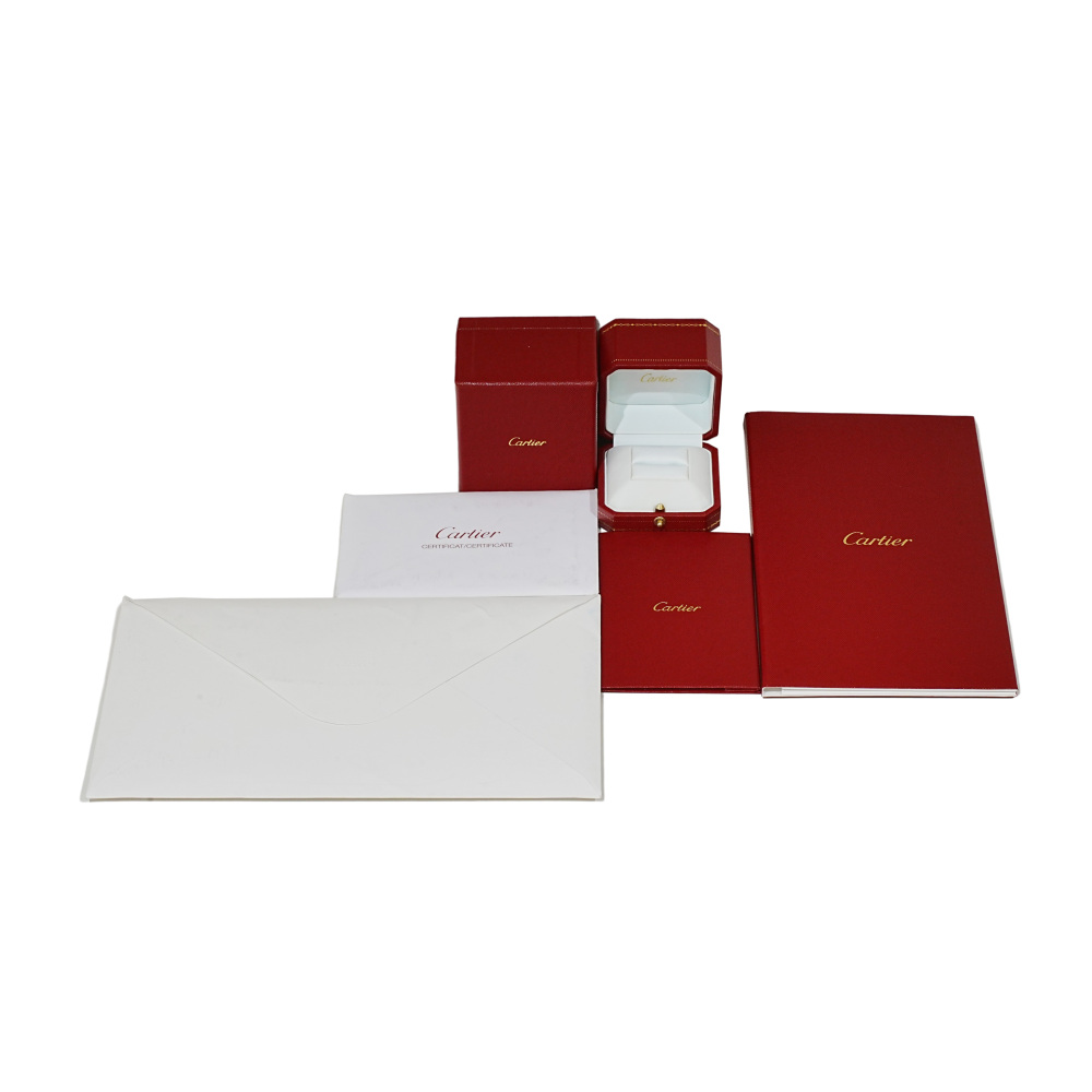 Cartier Solitaire 1895 Solitaire Ring Platinum Diamond NN416400