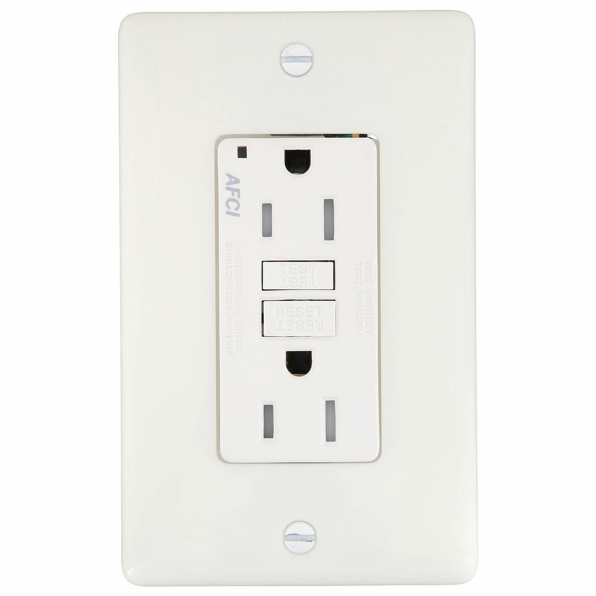 Hubbell AFR15TRW 15A Arc Fault TR Receptacle White