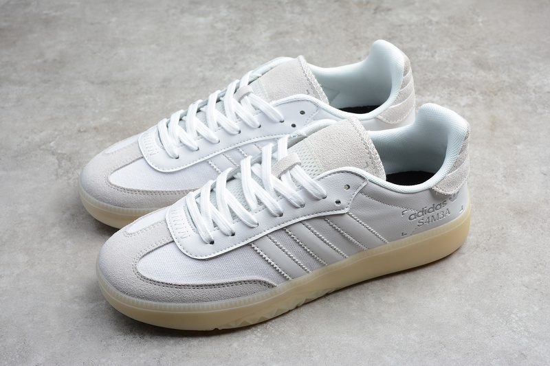 Adidas Samba Rm Shoes Ftwr White/Ftwr White/Grey Two BD7486
