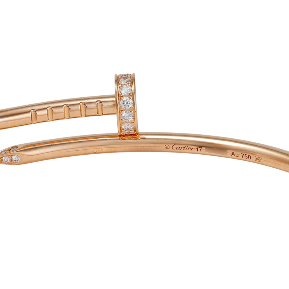 Cartier Juste un Clou Diamond Bracelet 18K Rose Gold B6065800