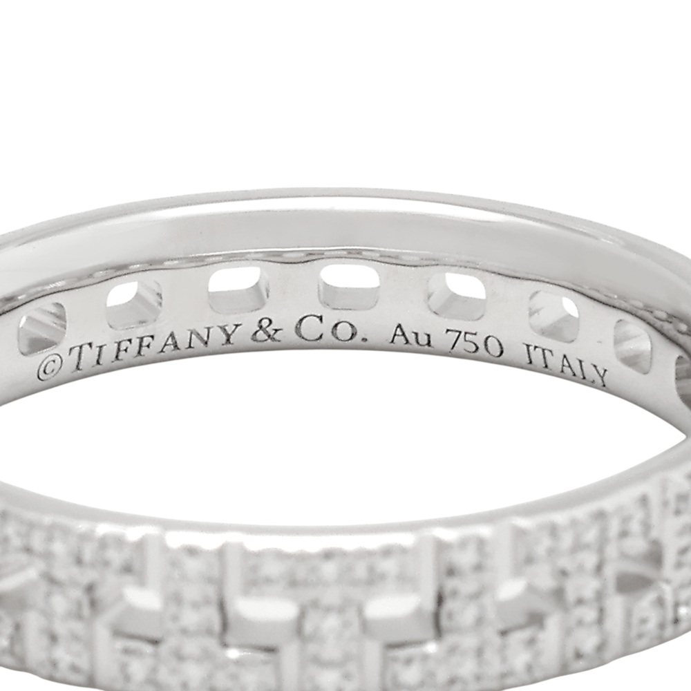 Tiffany & Co. Tiffany T True Ring 18K White Gold Diamond 67456858