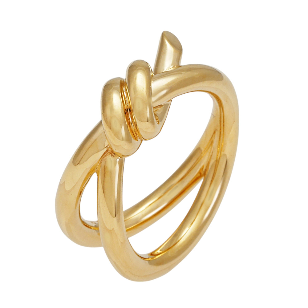 Tiffany & Co. Knot Ring 18K Yellow Gold 68890322