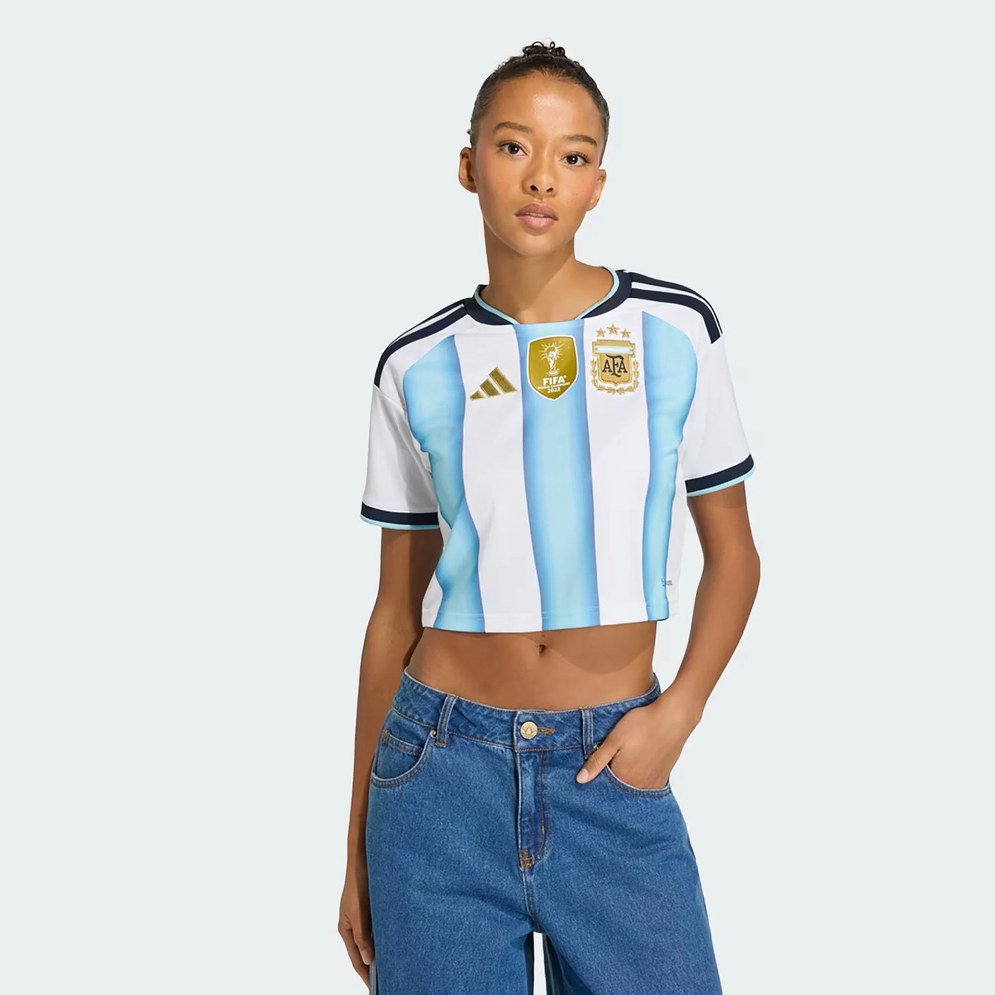 Argentina 26-27 Home Cropped Jersey