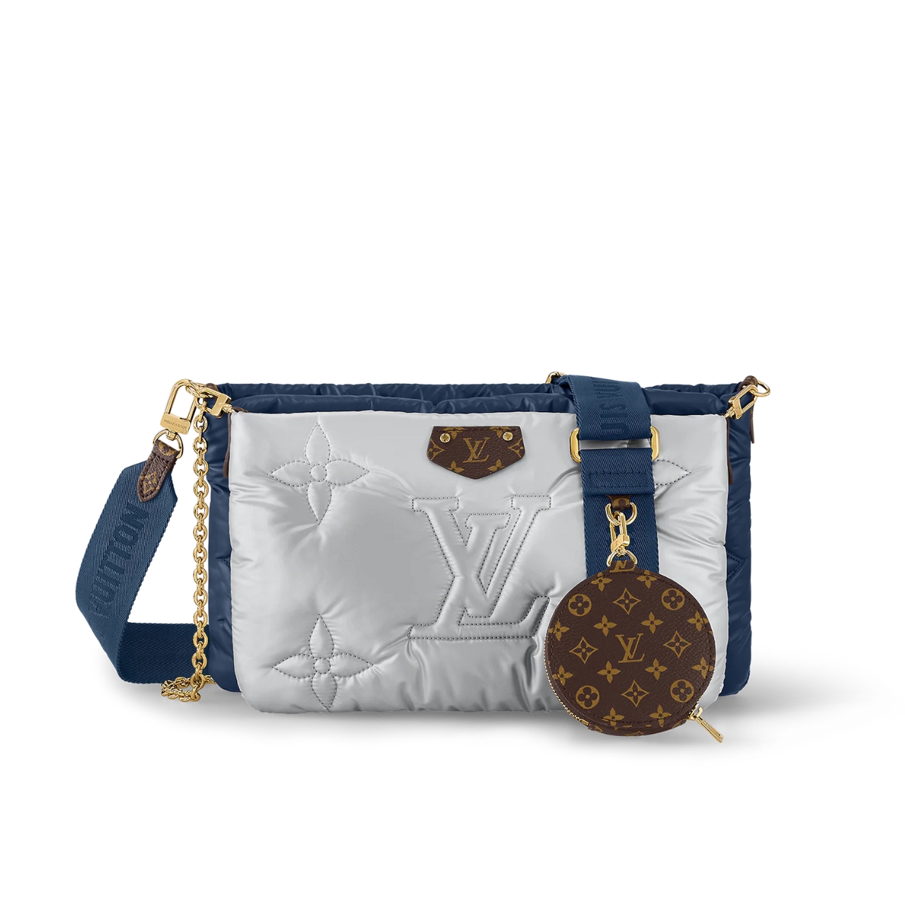 Louis Vuitton Maxi Multi Pochette Accessoires Silver M21057