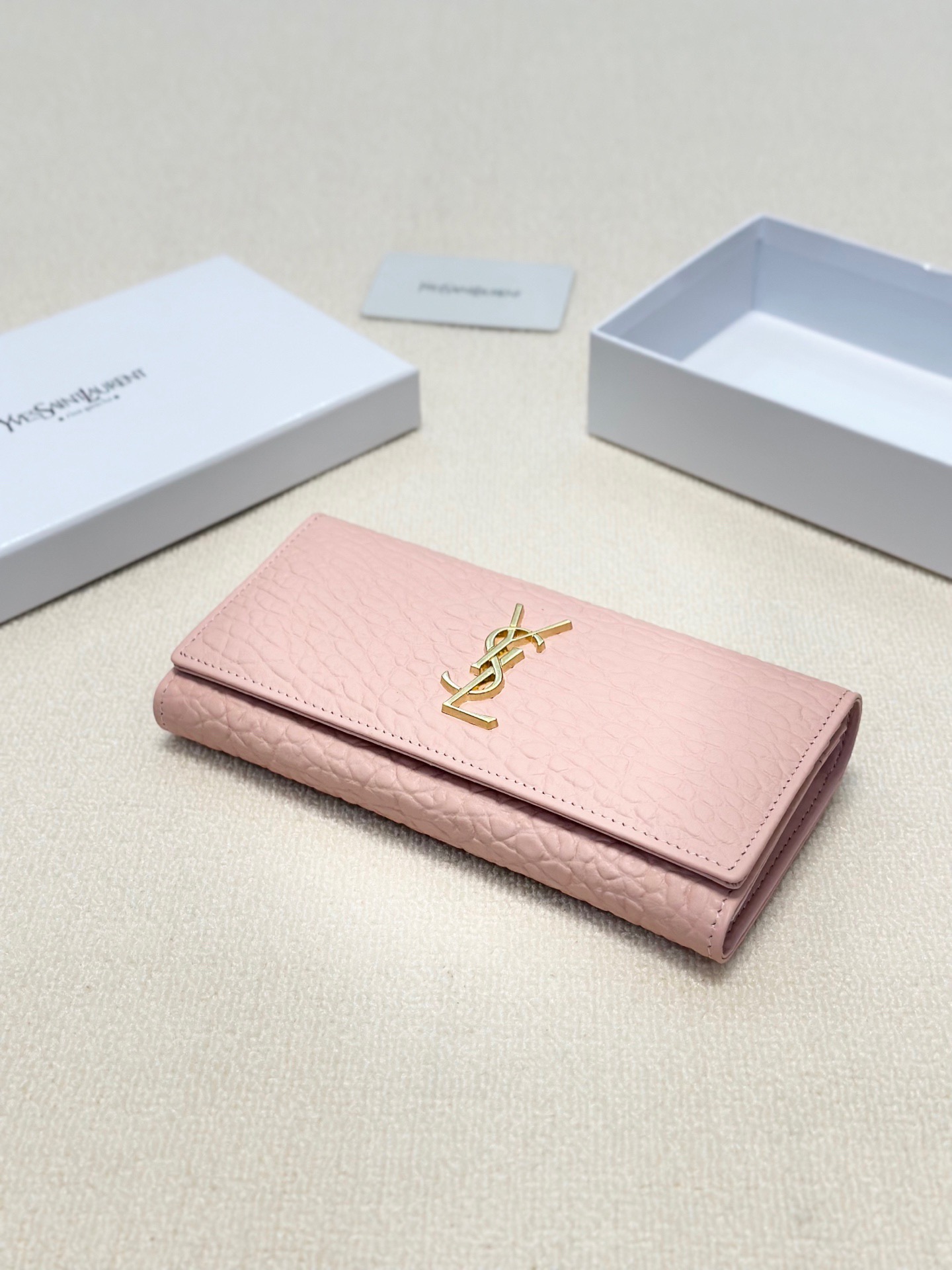 YSL Leather Wallet - cnluxepick