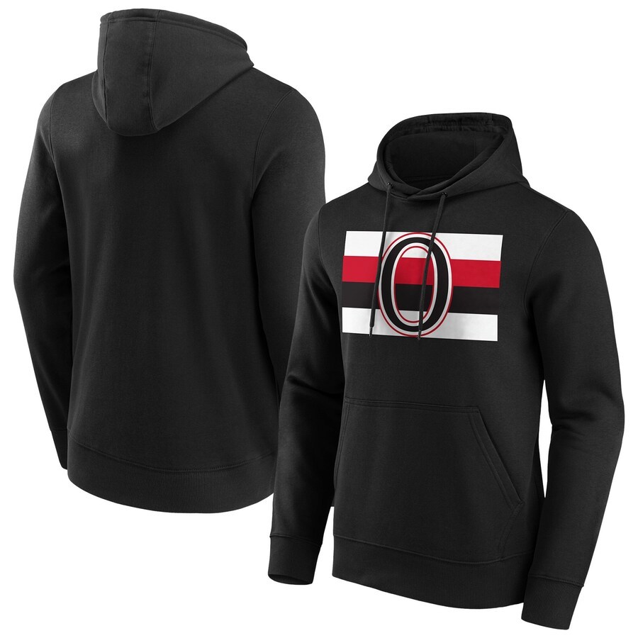 Men's Ottawa Senators Fanatics Branded Hometown Graphic Hoodie - Black