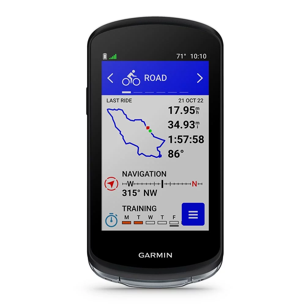 Garmin Edge 1040 Solar GPS Bike Computer with PlayBetter Tempered Glass Screen, Black Case & MTB Mounts