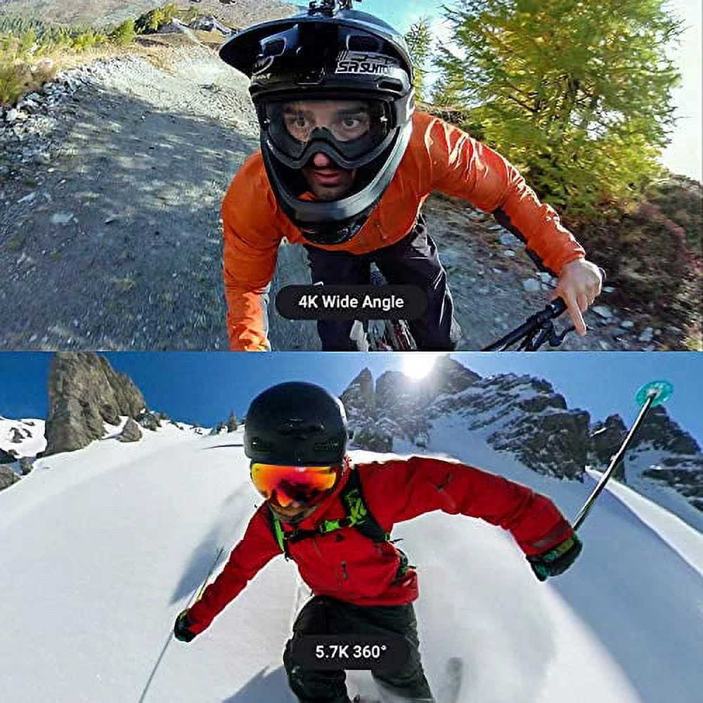 Insta360 One R Twin Edition with 360-Degree and 4K Wide Angle Mods