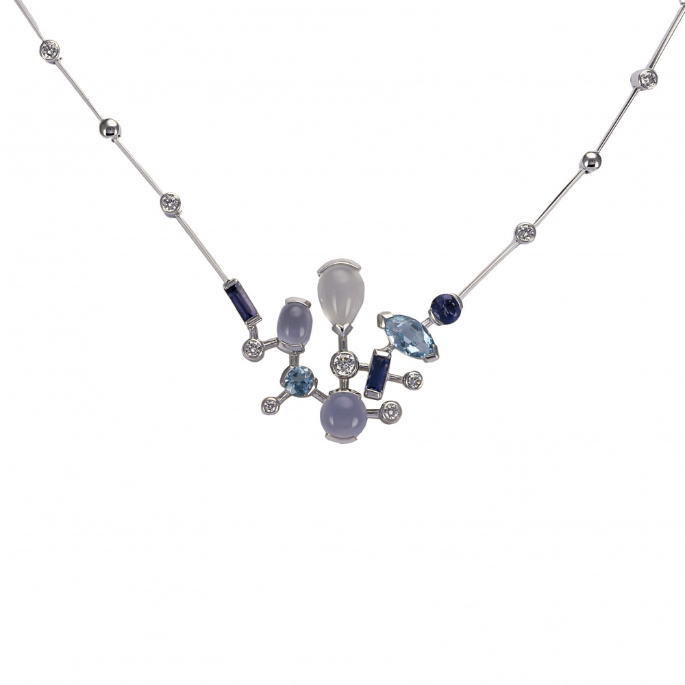 Cartier Merimero Necklace 18K White Gold