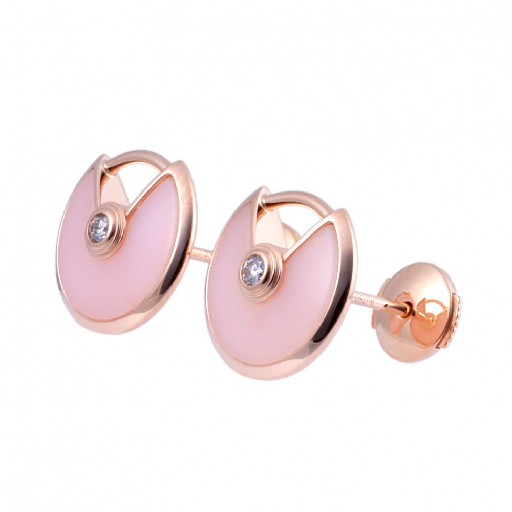 Cartier Amulet Earrings 18K Rose Gold