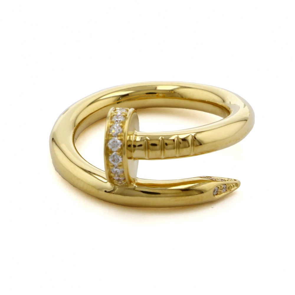 Cartier Juste un Clou #47 Ring 18K Yellow Gold Diamond