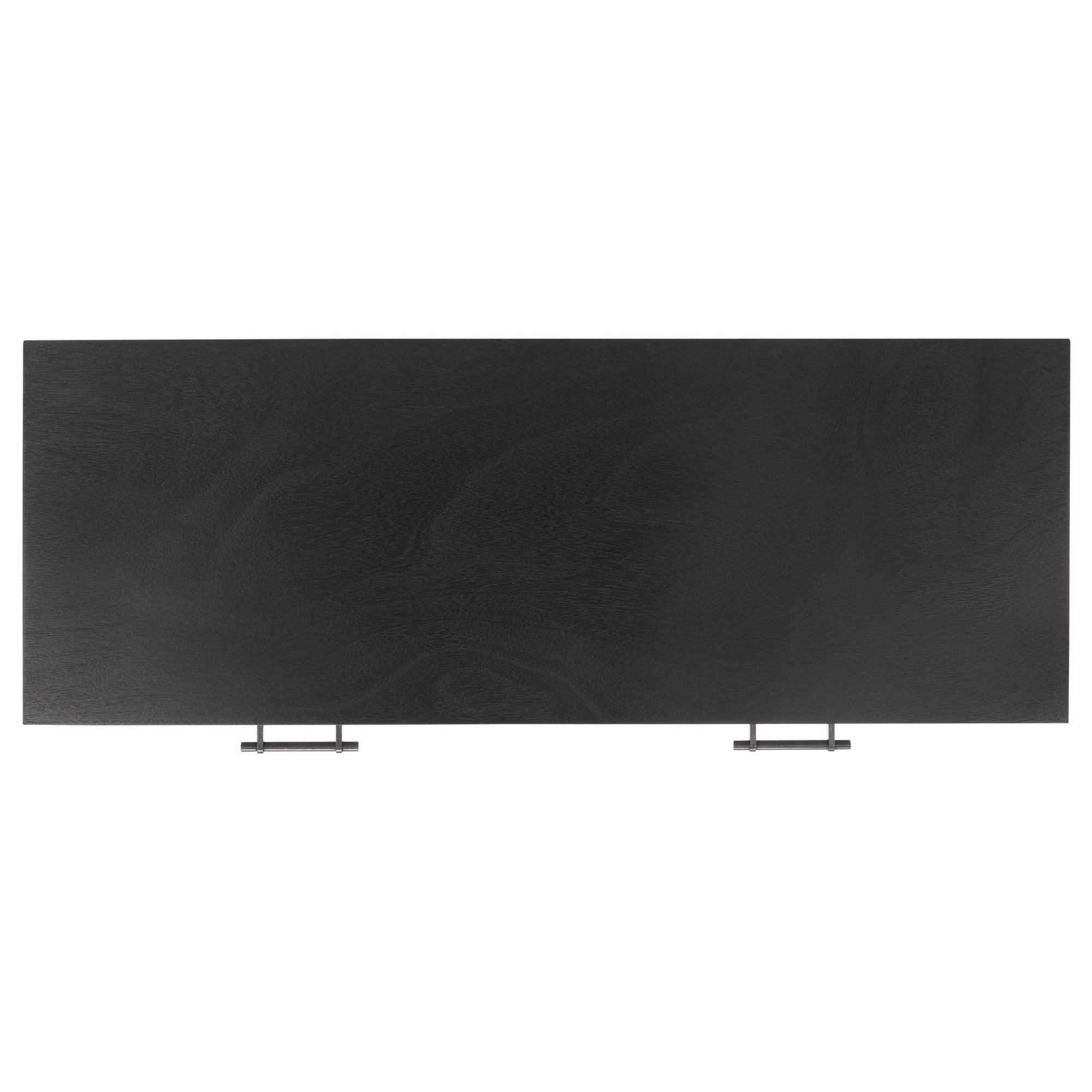 Safavieh CNS5709B Ajana 2 Drawer Console Table Black u0026 Greige