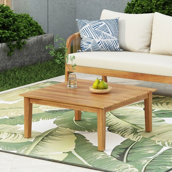 Versatile and Functional Outdoor Wood Coffee Table