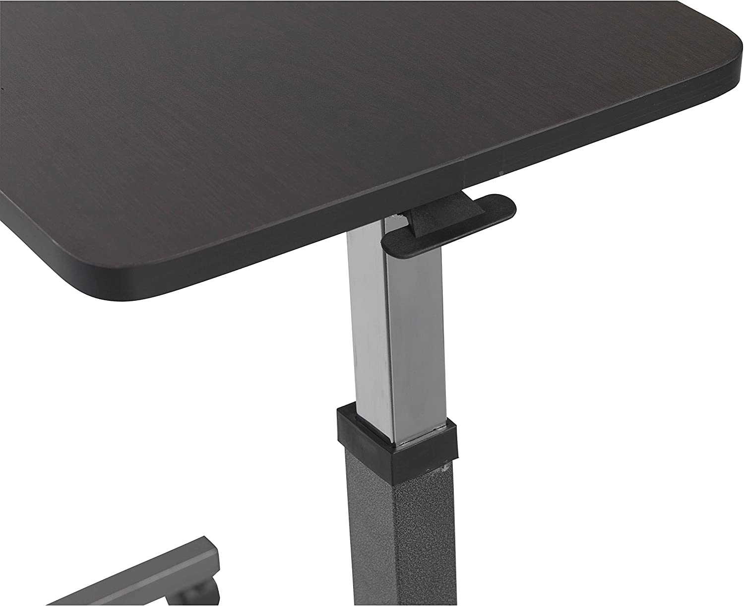 Drive Medical 13067 Non Tilt Top Overbed Table, Silver Vein