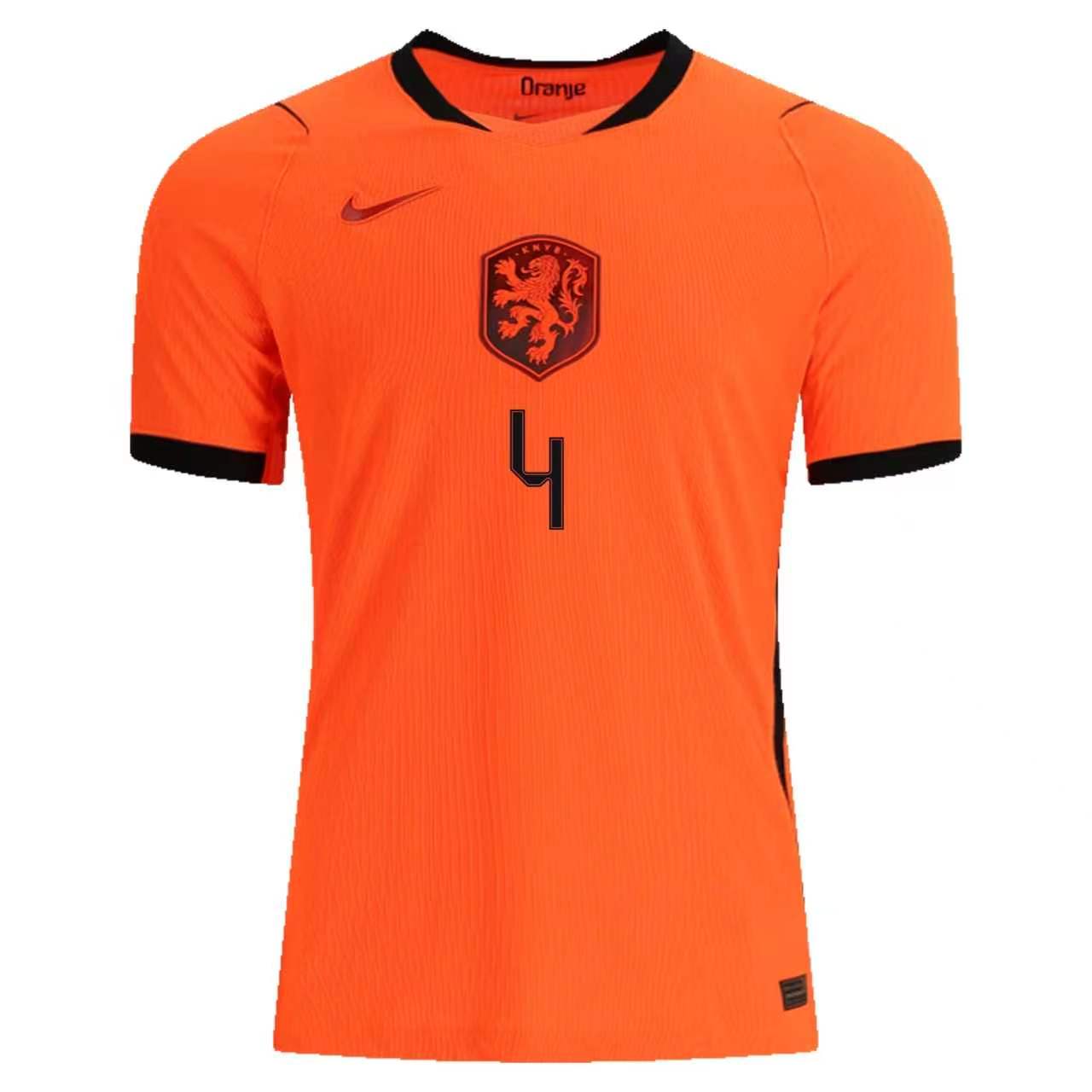 Virgil van Dijk's 26/27 home jersey for the Netherlands