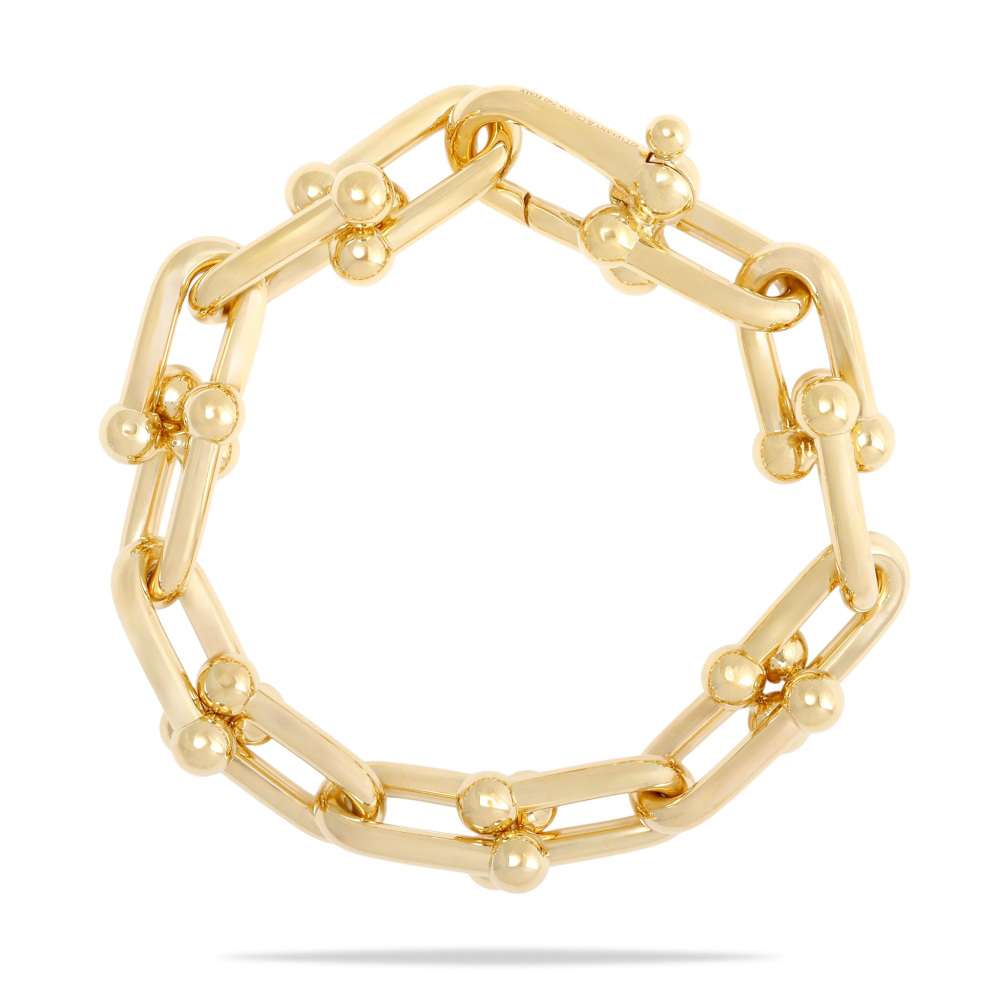 Tiffany & Co. Hardware Link Bracelet 18K Yellow Gold 60153072