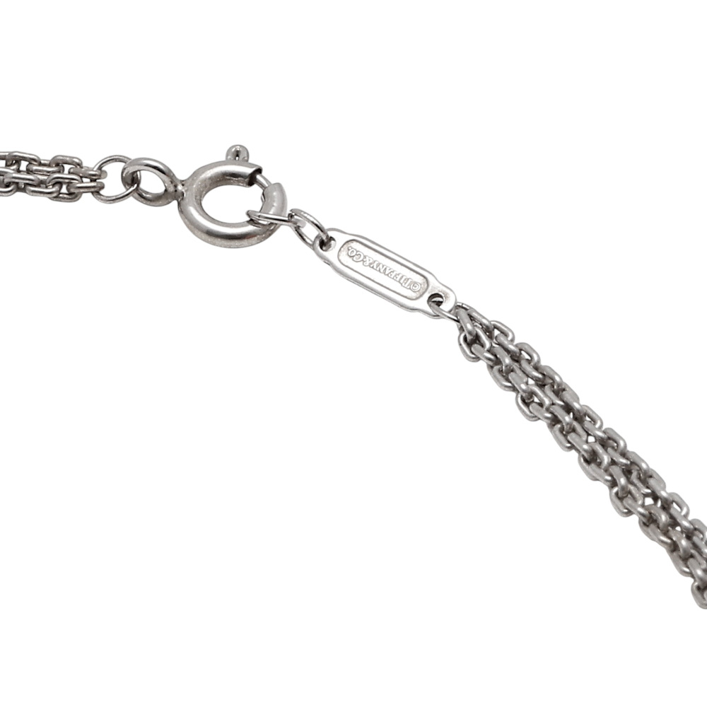Tiffany & Co. Hardware Double Link Necklace Sterling Silver 63104337