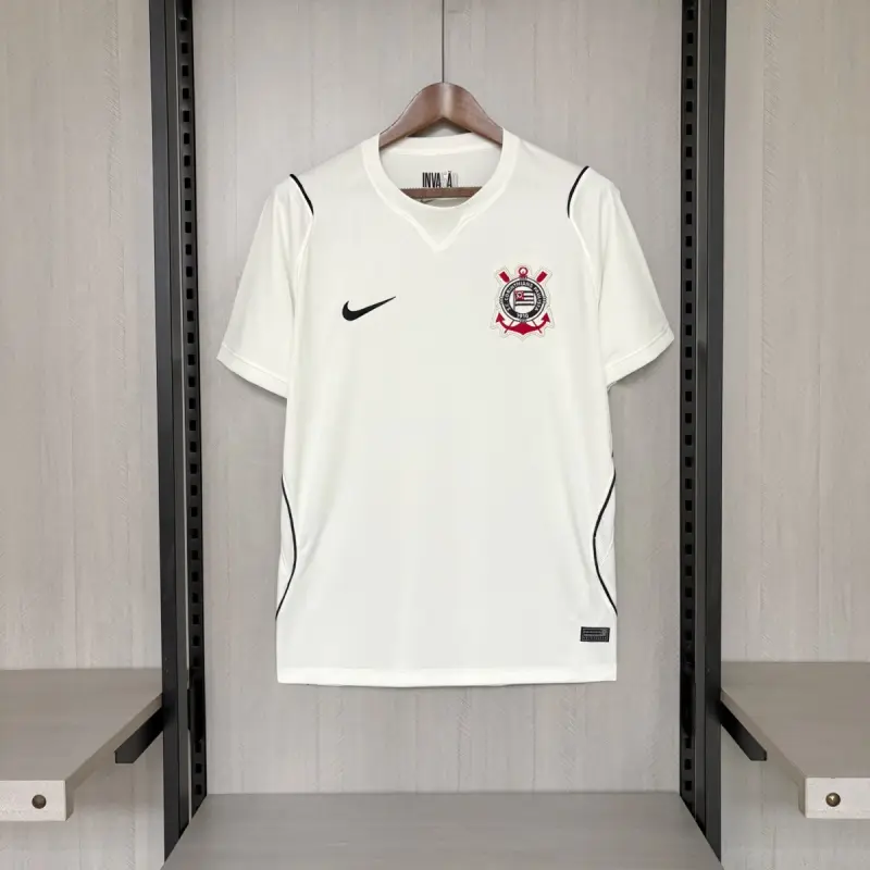 Masculino 26/27 Corinthians Home Jersey S-4XL Fan Version