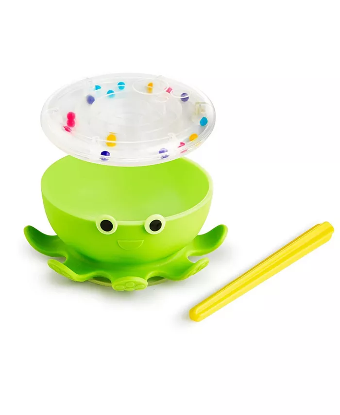 Munchkin Octodrum 3-in-1 Musical Toddler Bath Toy (Drum, Tambourine and Maze)