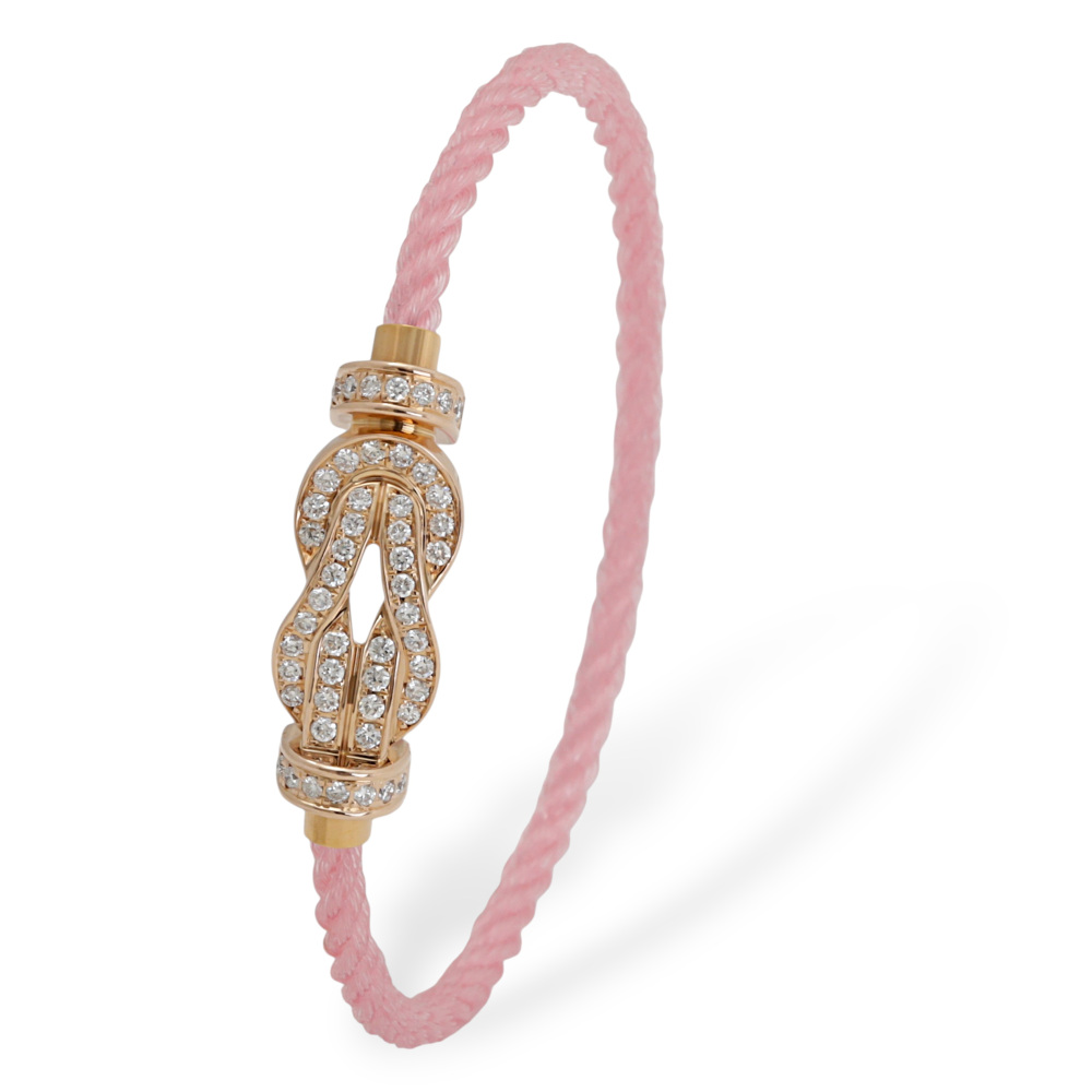 FRED Chance Amphini Bracelet 18K Rose Gold Diamond 0B0111-000