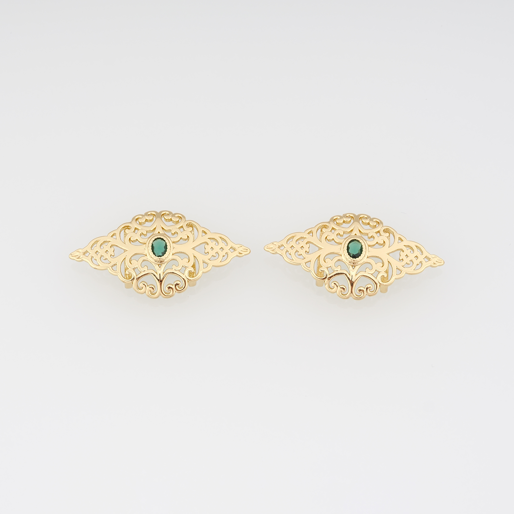 18K Gold Filled Geometric Connector,Dainty Irregular Charm Necklace Bracelet for DIY Jewelry Making Supply
