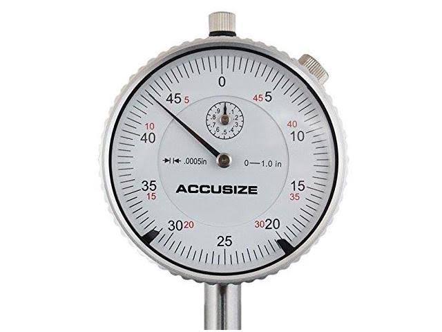 Accusize Industrial Tools 0-1&& by 0.0005&& Dial Indicators, P900-S099