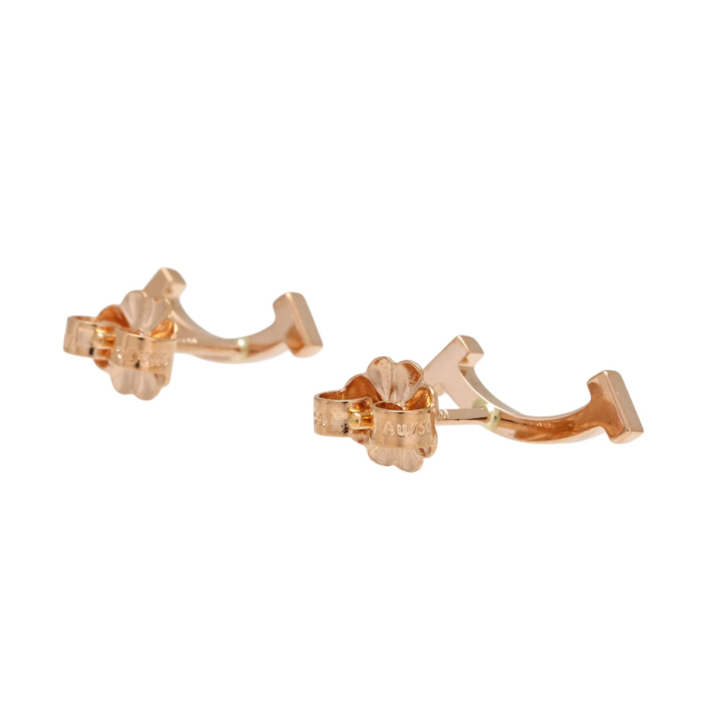 Tiffany & Co. Tiffany T Smile Earrings 18K Rose Gold 60150754